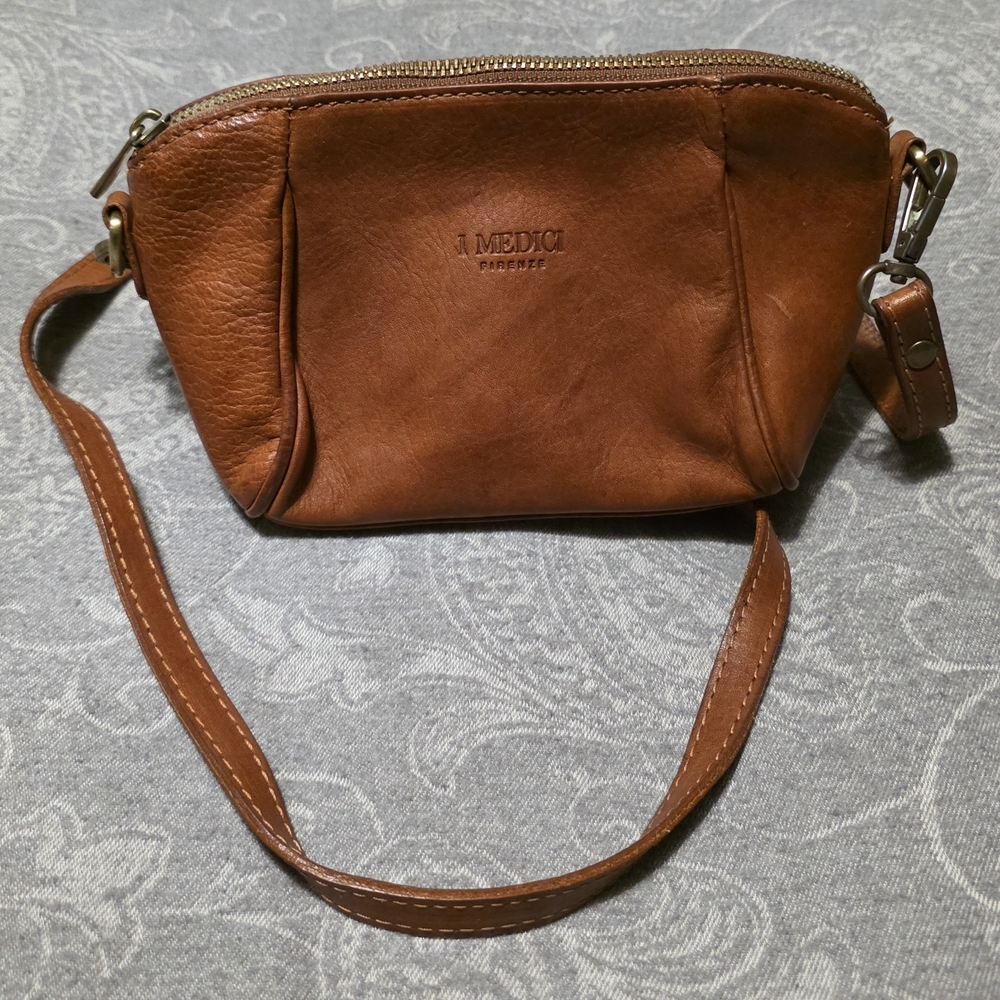 Brown Leather Crossbody Bag
